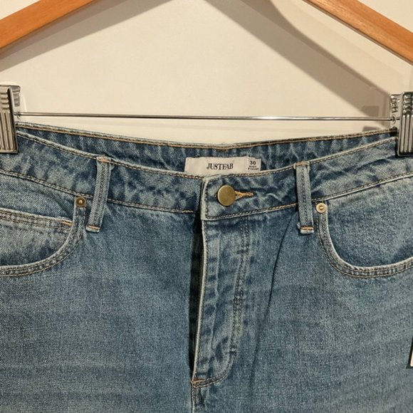 High Rise Distressed Denim - Picture 3 of 4